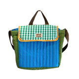Women's Diaper Organizer Shoulder Bag Quilted Cotton Mommy Bags Baby Bag