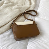 Large Capacity Women's Shoulder Bag PU Leather Clutch Handbag