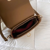 Large Capacity Women's Shoulder Bag PU Leather Clutch Handbag