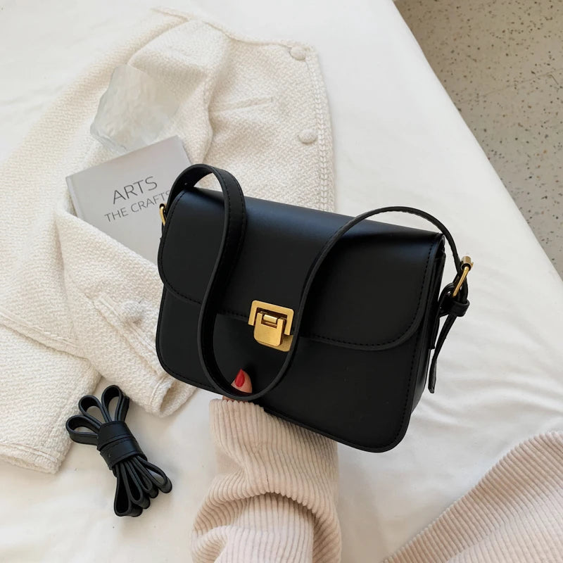 Women's Large Capacity Shoulder Bag PU Leather Clutch Handbag