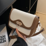 Large Capacity Women's Shoulder Bag PU Leather Clutch Handbag