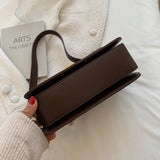 Women's Large Capacity Shoulder Bag PU Leather Clutch Handbag