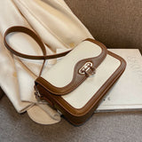 Large Capacity Women's Shoulder Bag PU Leather Clutch Handbag