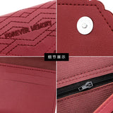 Women's Lace Double Cap Embroidery Long Wallet