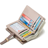 Women's Small Fresh Print Zipper Buckle Wallet