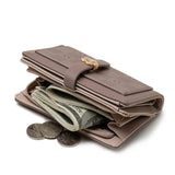 Women's Small Fresh Print Zipper Buckle Wallet