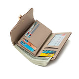 Women's PU Threefold Wallet Medium and Long Wallet