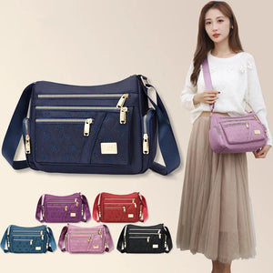 Women's Embroidery Shoulder Bag Large-capacity Handbag