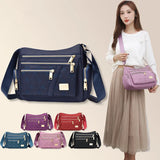 Women's Embroidery Shoulder Bag Large-capacity Handbag