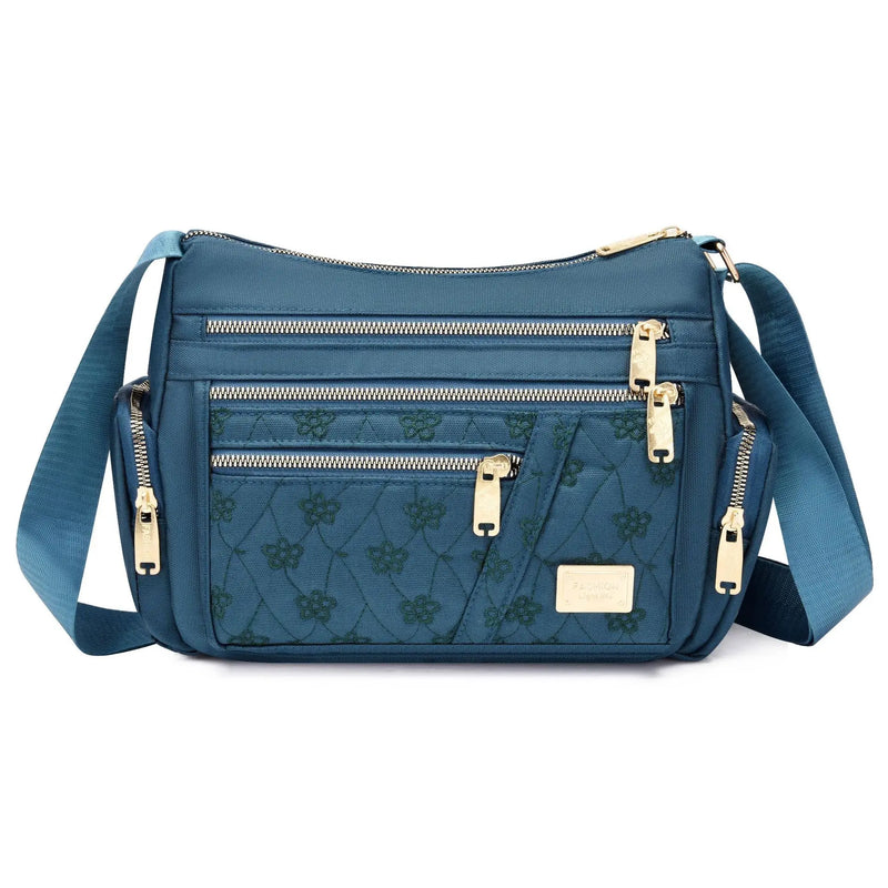 Women's Embroidery Shoulder Bag Large-capacity Handbag