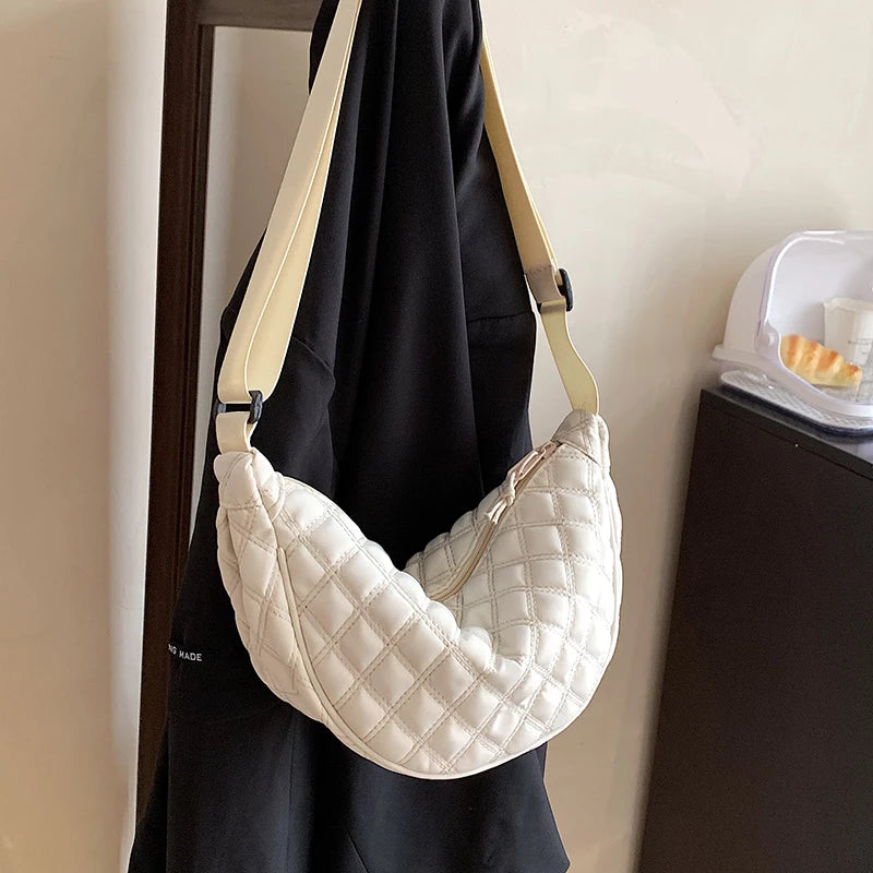 Solid Crossbody Bag for Girls Ladies Handbag