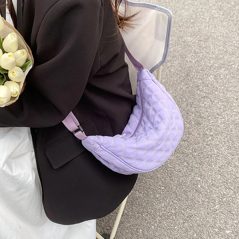 Solid Crossbody Bag for Girls Ladies Handbag