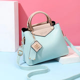 Women's Shoulder Bag Casual Handbag Zipper Messenger Bag Pu Leather