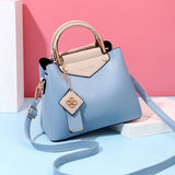 Women's Shoulder Bag Casual Handbag Zipper Messenger Bag Pu Leather