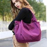 Large Capacity Women's Shoulder Bag High Nylon Tote Crossbody