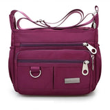 Women's Waterproof Nylon Messenger Bag Casual Shoulder Handbag