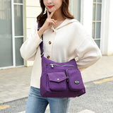 Women's Nylon CrossBody Bag Large Capacity Travel Handbag