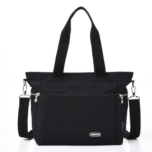 Women's Large Capacity Shoulder Bag Nylon Tote CrossBody Bag
