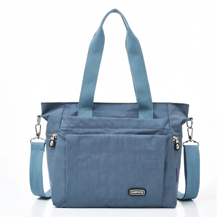 Women's Shoulder Bag Travel Handbag Large Capacity Nylon Tote CrossBody