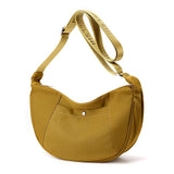 Women's Crescent Shoulder Bag CrossBody Nylon Handbag