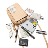 Women's Small Bag PU Leather Multifunction High Flap Printing Shoulder Bags