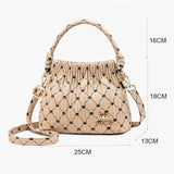 Women's Small Pu Leather Bucket Handbag Crossbody Bag Shoulder Sac Vert