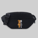 Bear Series Waist Bag Chest Messenger Outdoor Sport Crossbody Phone Purses