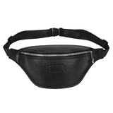 Women's Waist Bag PU Leather Belt Bags Shoulder Crossbody Chest Bag