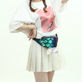 Colorful Sequin Waist Bag Chest Pouch Shoulder Belt Bag