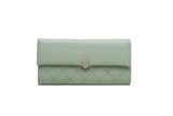 Women's Long Buckle Handbag PU Wallet Bag