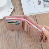 Women's Short Wallet Zipper Fringe Zero Wallet