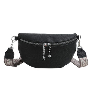 Women's Fashionable Waist Bag One-Shoulder Cross-Body Chest Bag