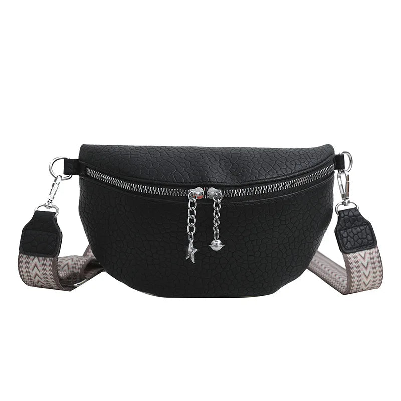 Women's Fashionable Waist Bag One-Shoulder Cross-Body Chest Bag
