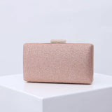 Champagne Evening Clutch Crossbody Bag for Wedding