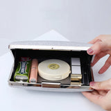 Champagne Evening Clutch Crossbody Bag for Wedding