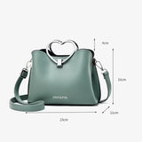 Yellow PU Leather Crossbody Bag Shoulder Travel Handbag Ladies Messenger
