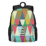 York Beauty Triangles Backpacks Men's Backpacks Bags For Women Zipper