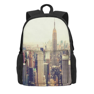 York City Backpack Men's Women's School Rucksack Bag Boy