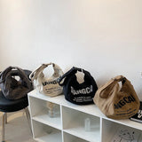 Youth Student Schoolbag Shoulder Bag High Canvas Casual