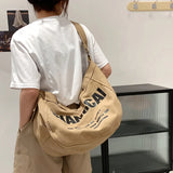 Youth Student Schoolbag Shoulder Bag High Canvas Casual