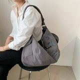 Youth Student Schoolbag Shoulder Bag High Canvas Casual