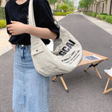 Youth Student Schoolbag Shoulder Bag High Canvas Casual