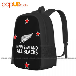 Zealand Fern Southern Nz Cross Rugby Fan Chest Placement Backpack