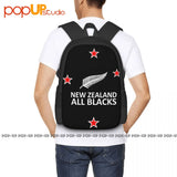 Zealand Fern Southern Nz Cross Rugby Fan Chest Placement Backpack