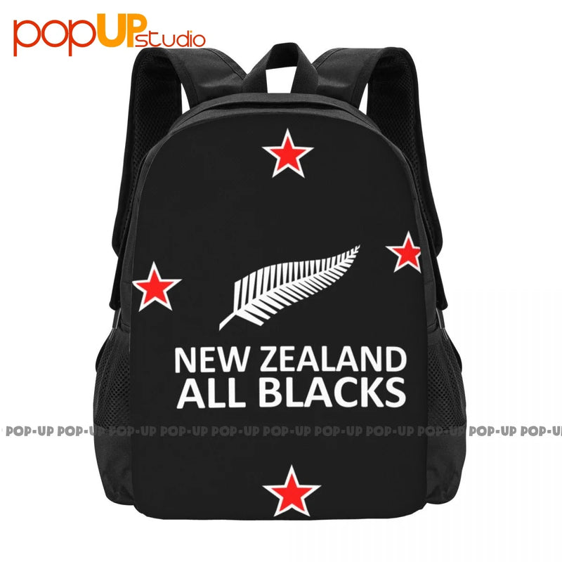Zealand Fern Southern Nz Cross Rugby Fan Chest Placement Backpack