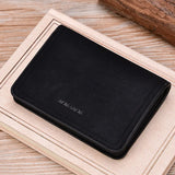 Retro Leather Men's Wallet Short Multi-Card Change Purse Buckle Wallet