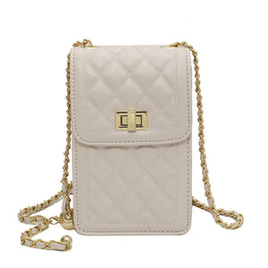 Women Mini Shoulder Bag with Chain Strap Ladies Small Clutch Wallet