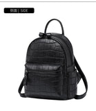 Arrival Crocodile Pattern Women's Bag Embossed Ladies Small Backpack