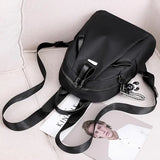 Solid Shoulder Straps Backpack Women Bag Hot Students Backpack