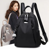 Solid Shoulder Straps Backpack Women Bag Hot Students Backpack